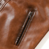 Nico | Kruzinių odos jakke