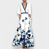 Almia - Eleganti moteriška suknelė su rankovėmis